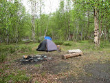 Nissonjohka campsite 2